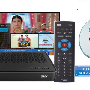 Akash Digital TV New HD Set top Box with full setup