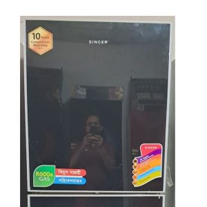 SINGER Top Mount Refrigerator | 333 Ltr | BCD-333R-MBG | Marble Black