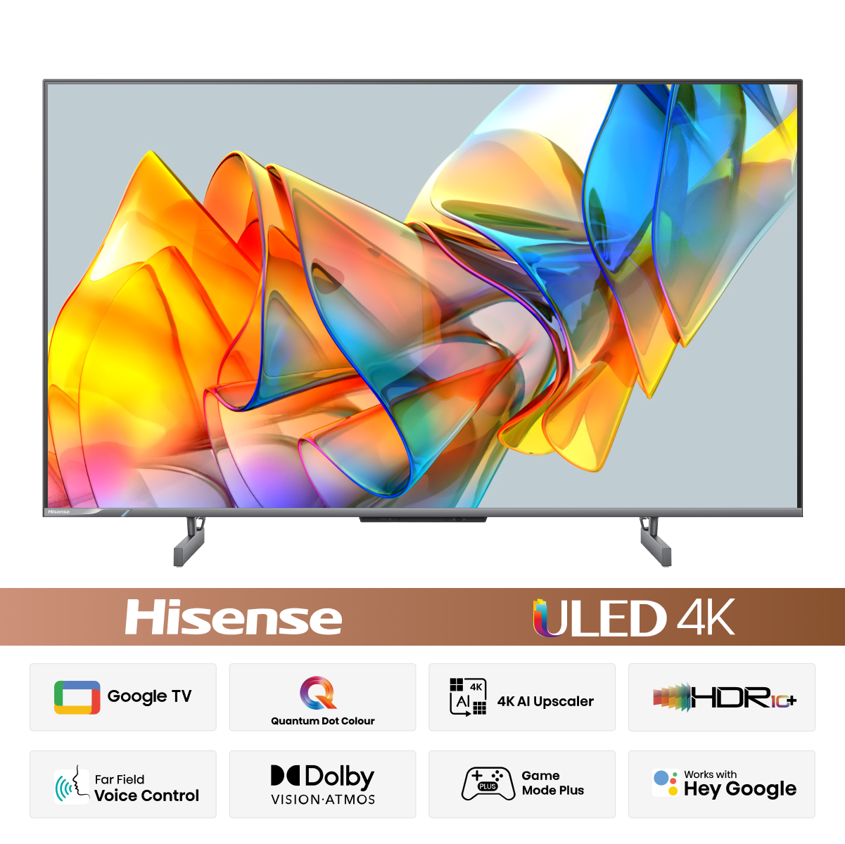 Hisense 43 Quantum Dot 4K ULED Smart Voice Control Google TV 43U6F3 Enagor Hisense 43" Quantum Dot 4K ULED Smart Voice Control Google TV 43U6F3 - Image 1