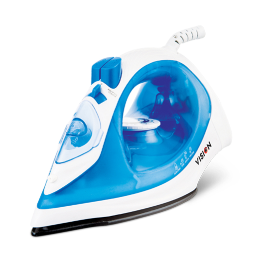 VIS-SEI-002_800x800pxl-1__ebg3-l9.jpg Vision Electric Iron 1800W with Overheat Protection VIS-SEI-002 Blue - Image 1