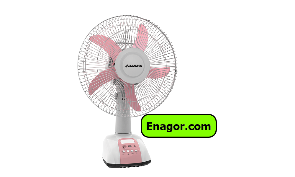 jamuna charger fan solar breeze enagor Jamuna Rechargeable FAN Solar Breeze 16" - Image 1