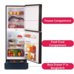SINGER 230 LTR Top Mount Refrigerator | FTDS230-RG | Red - Image 3