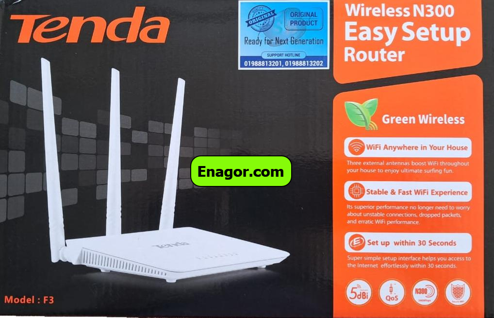 tenda n300 wifi router Enagor Tenda N300 WiFi Router - Image 1