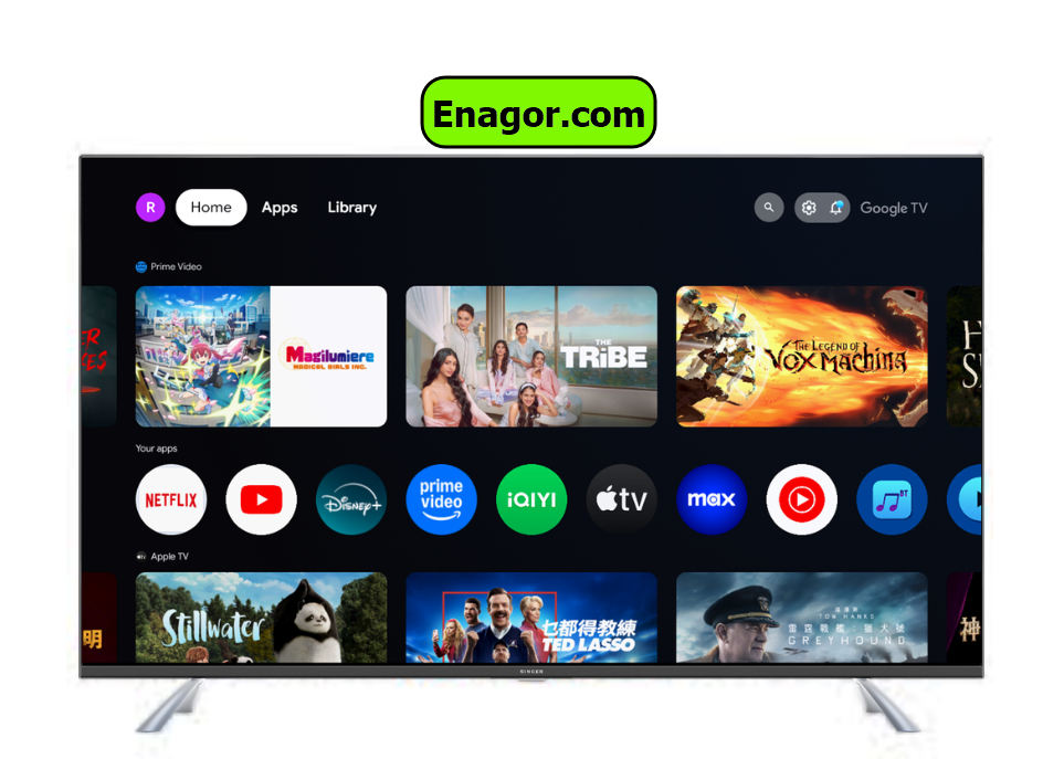 Singer 43 Inch Google TV Frameless enagor Singer 43 Inch Google TV Frameless(SLE43GP5000TV) - Image 1