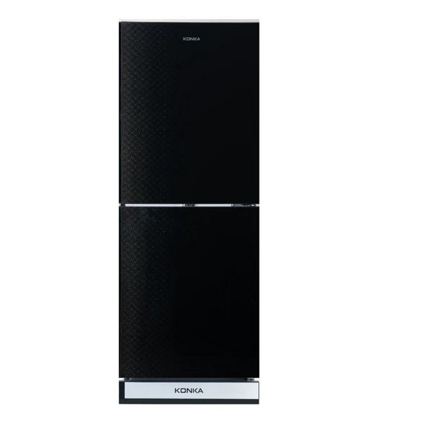 konka krt-315gb-315l upper freezer refrigerator enagor Konka 315 Liter Refrigerator Dark Shade with Upper Freezer - Image 2