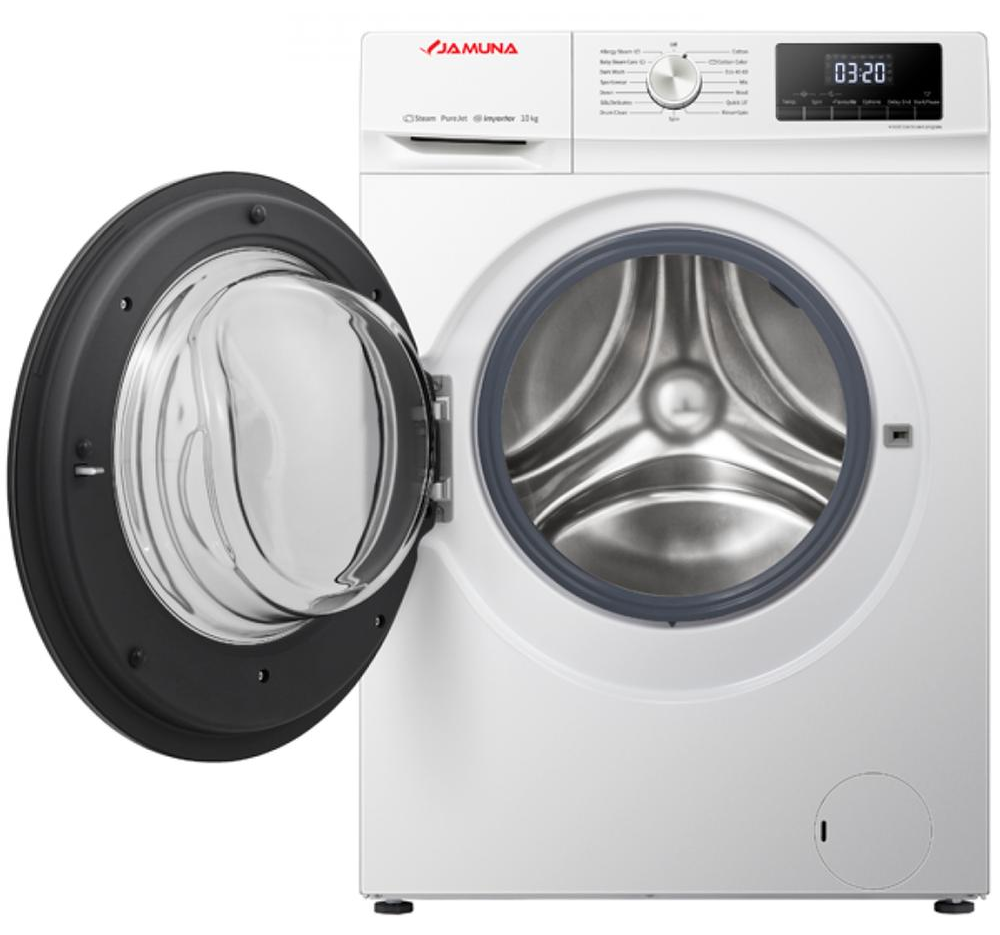 jamuna 8kg front load washing machine enagor Jamuna 8KG Front Load Washing Machine – Ultra Inverter - Image 3